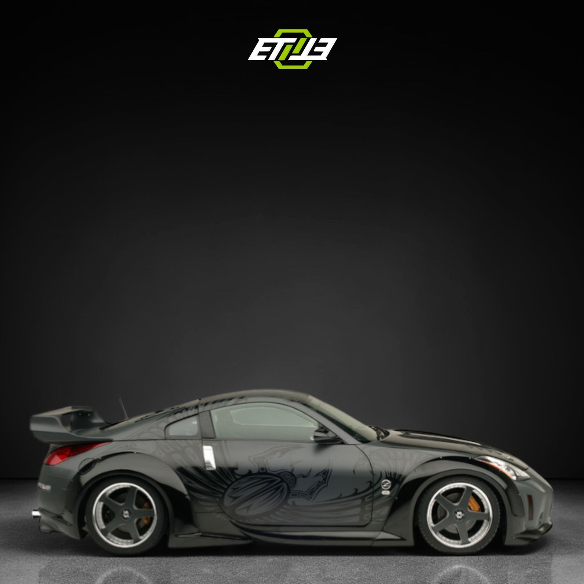 Nissan 350Z Veilside Style skirt kit 6pcs Body Kit | SKU: ETI-NISSAN-350-KIT-FRP | ID: 10658254487833 | Shopifydevstudio