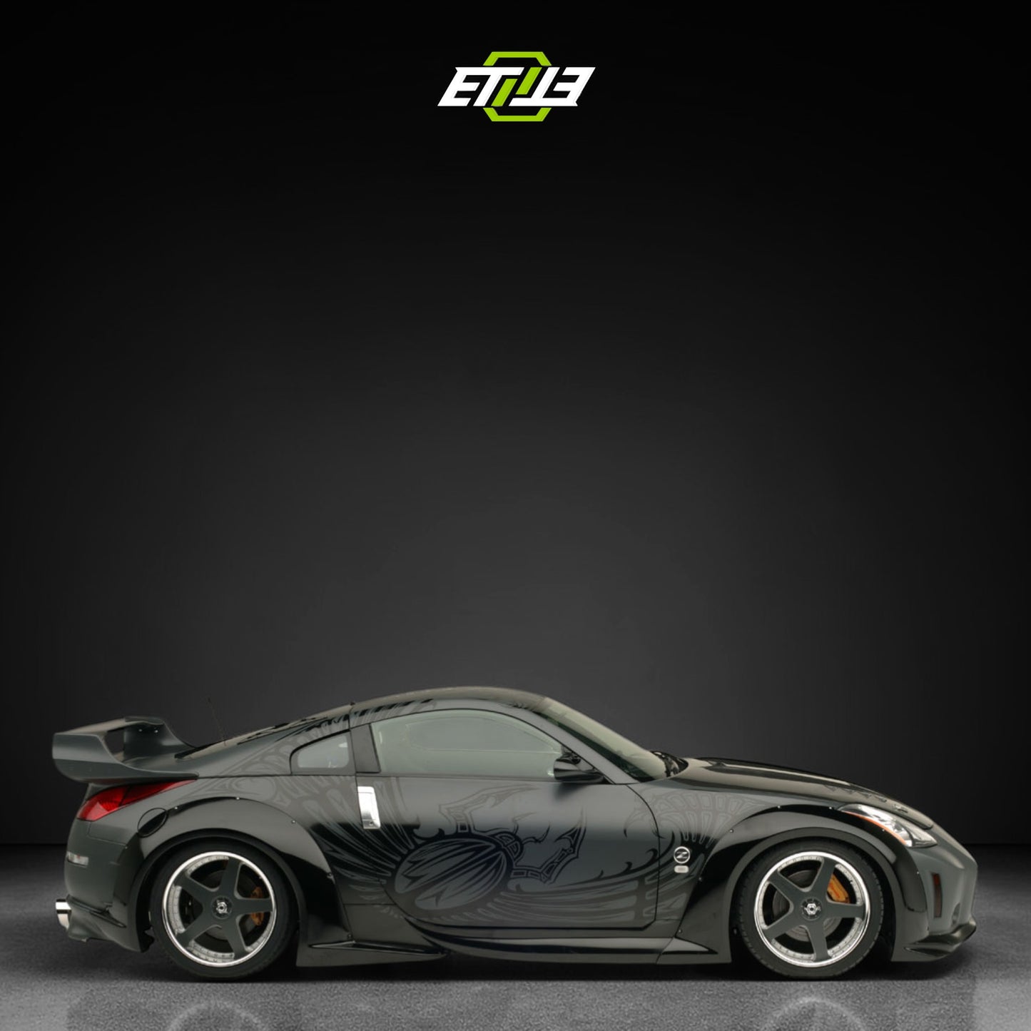 Nissan 350Z Veilside Style skirt kit 6pcs Body Kit | SKU: ETI-NISSAN-350-KIT-FRP | ID: 10658254487833 | Shopifydevstudio