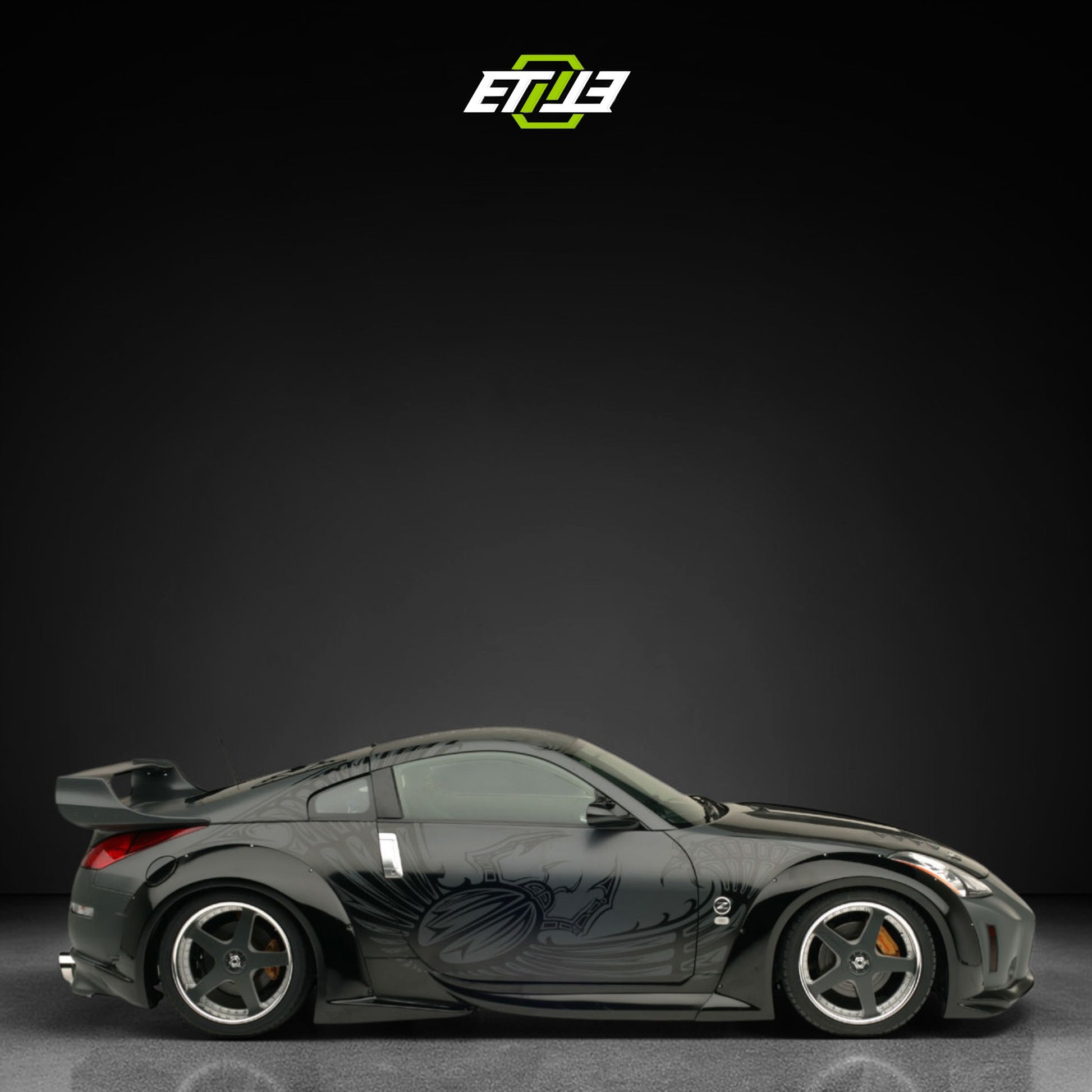 Nissan 350Z Veilside Style skirt kit 6pcs Body Kit | SKU: ETI-NISSAN-350-KIT-FRP | ID: 10658254487833 | Shopifydevstudio