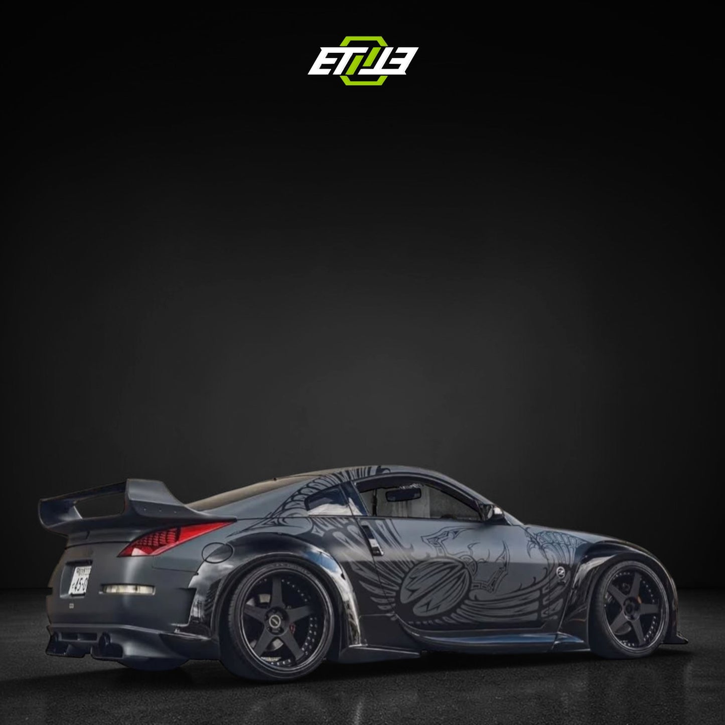 Nissan 350Z Veilside Style skirt kit 6pcs Body Kit | SKU: ETI-NISSAN-350-KIT-FRP | ID: 10658254487833 | Shopifydevstudio