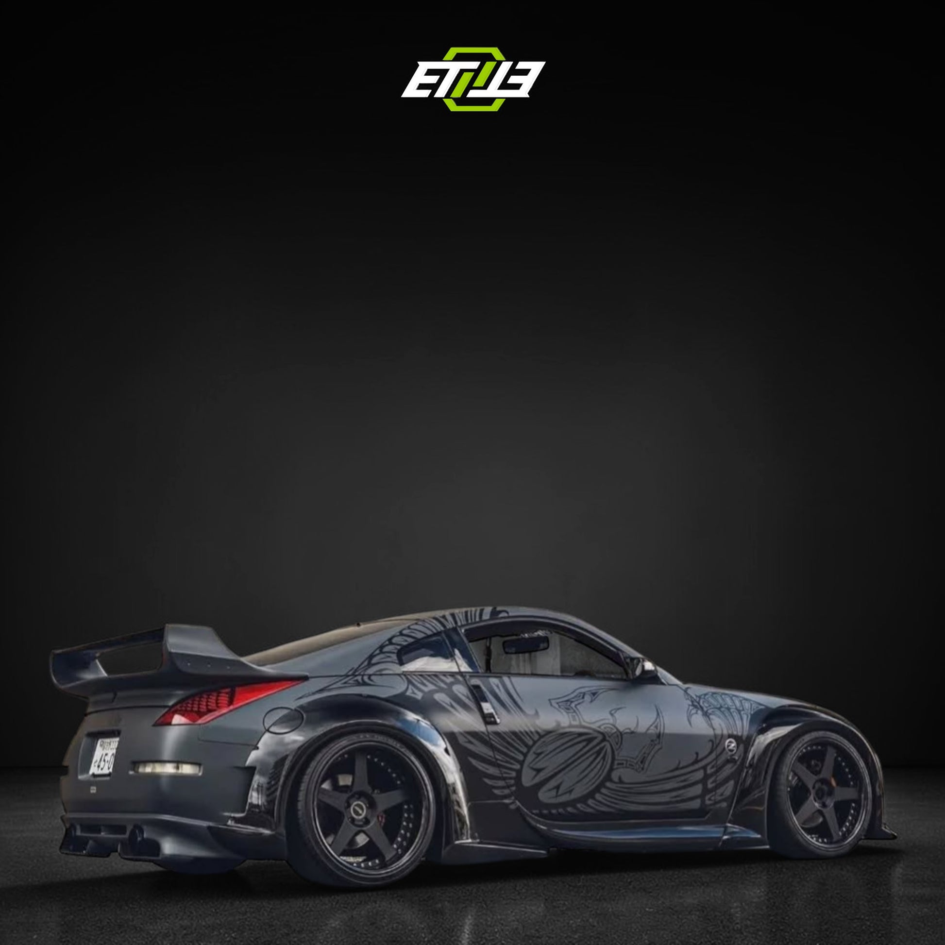 Nissan 350Z Veilside Style skirt kit 6pcs Body Kit | SKU: ETI-NISSAN-350-KIT-FRP | ID: 10658254487833 | Shopifydevstudio