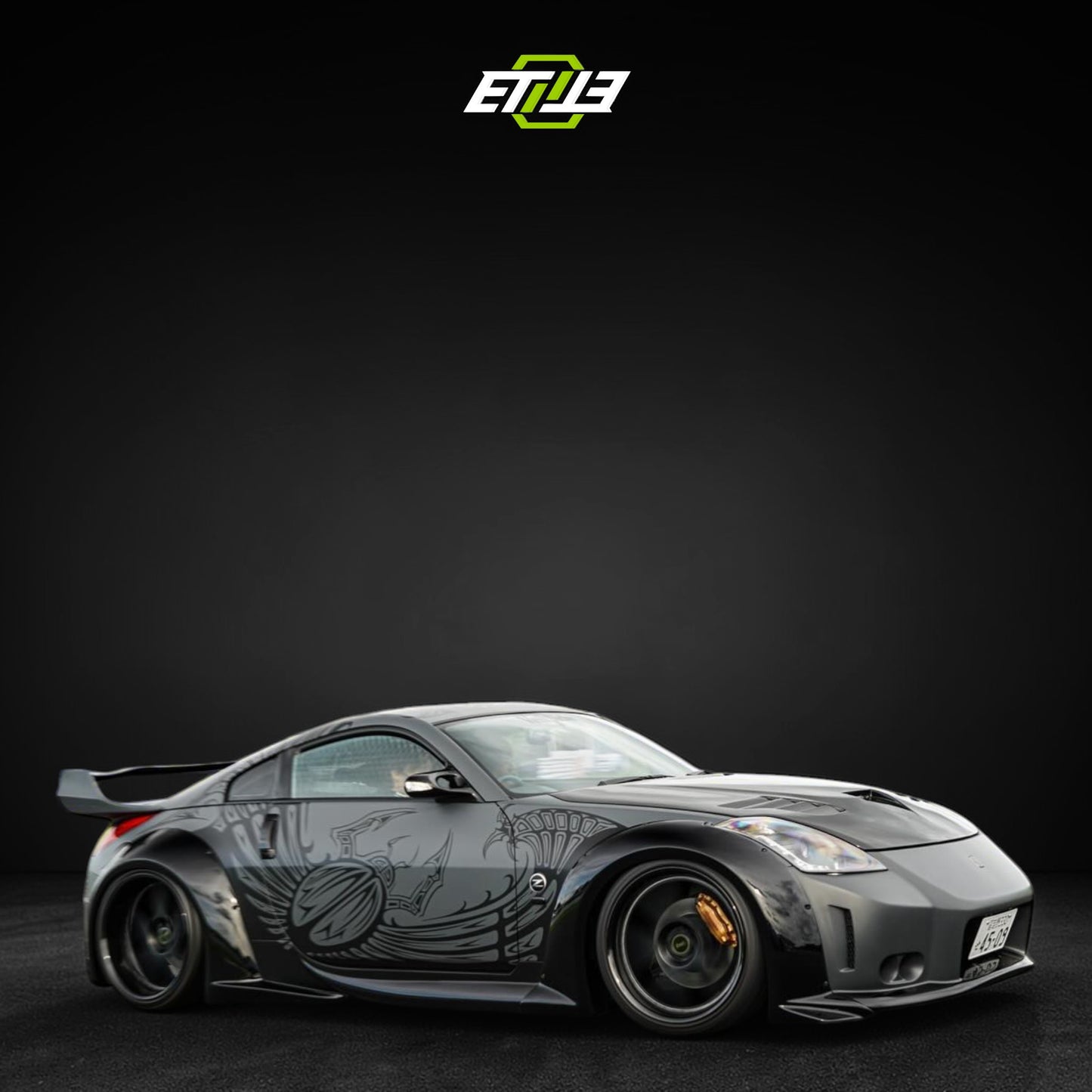 Nissan 350Z Veilside Style skirt kit 6pcs Body Kit | SKU: ETI-NISSAN-350-KIT-FRP | ID: 10658254487833 | Shopifydevstudio