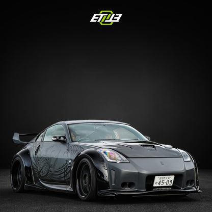 Nissan 350Z Veilside Style skirt kit 6pcs Body Kit | SKU: ETI-NISSAN-350-KIT-FRP | ID: 10658254487833 | Shopifydevstudio