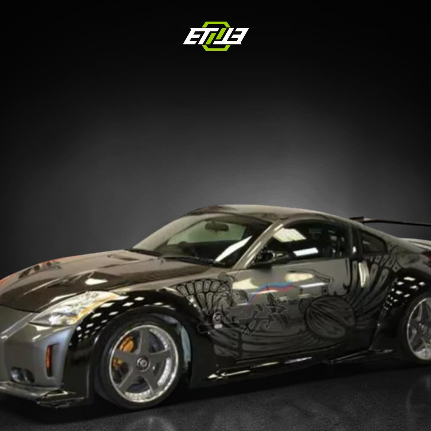 Nissan 350Z Veilside Style skirt kit 6pcs Body Kit | SKU: ETI-NISSAN-350-KIT-FRP | ID: 10658254487833 | Shopifydevstudio