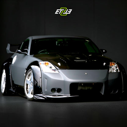 Nissan 350Z Veilside Style skirt kit 6pcs Body Kit | SKU: ETI-NISSAN-350-KIT-FRP | ID: 10658254487833 | Shopifydevstudio