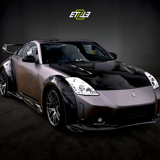 Nissan 350Z Veilside Style skirt kit 6pcs Body Kit