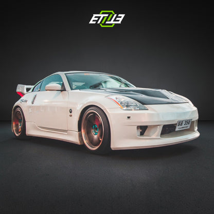 Nissan 350Z Vertex Style (long Nose) Body Kit | SKU: ETI-NISSAN-350-KIT-FRP | ID: 10658254520601 | Shopifydevstudio
