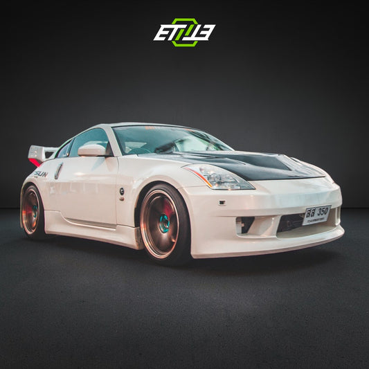 Nissan 350Z Vertex Style (long Nose) Body Kit | SKU: ETI-NISSAN-350-KIT-FRP | ID: 10658254520601 | Shopifydevstudio
