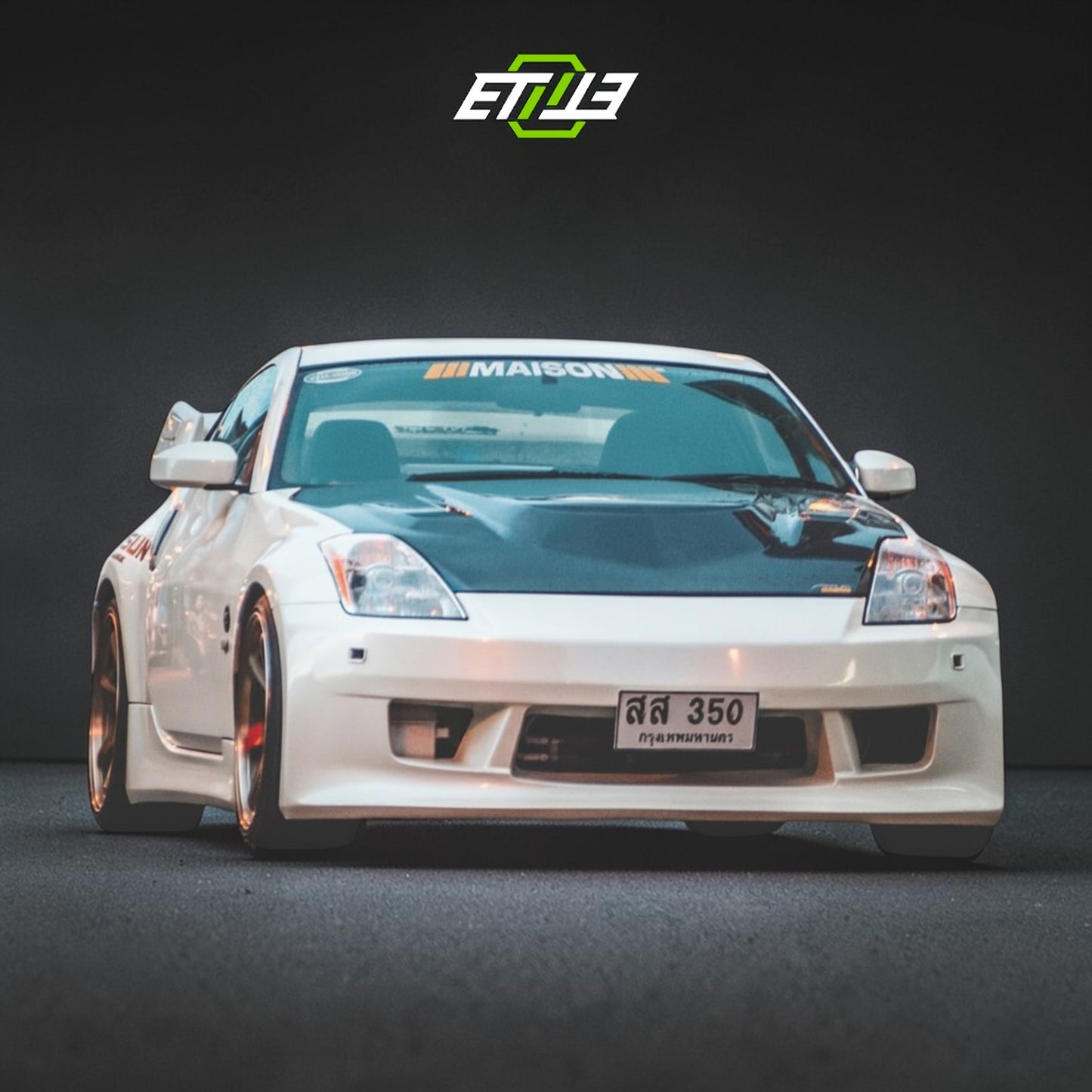 Nissan 350Z Vertex Style (long Nose) Body Kit | SKU: ETI-NISSAN-350-KIT-FRP | ID: 10658254520601 | Shopifydevstudio