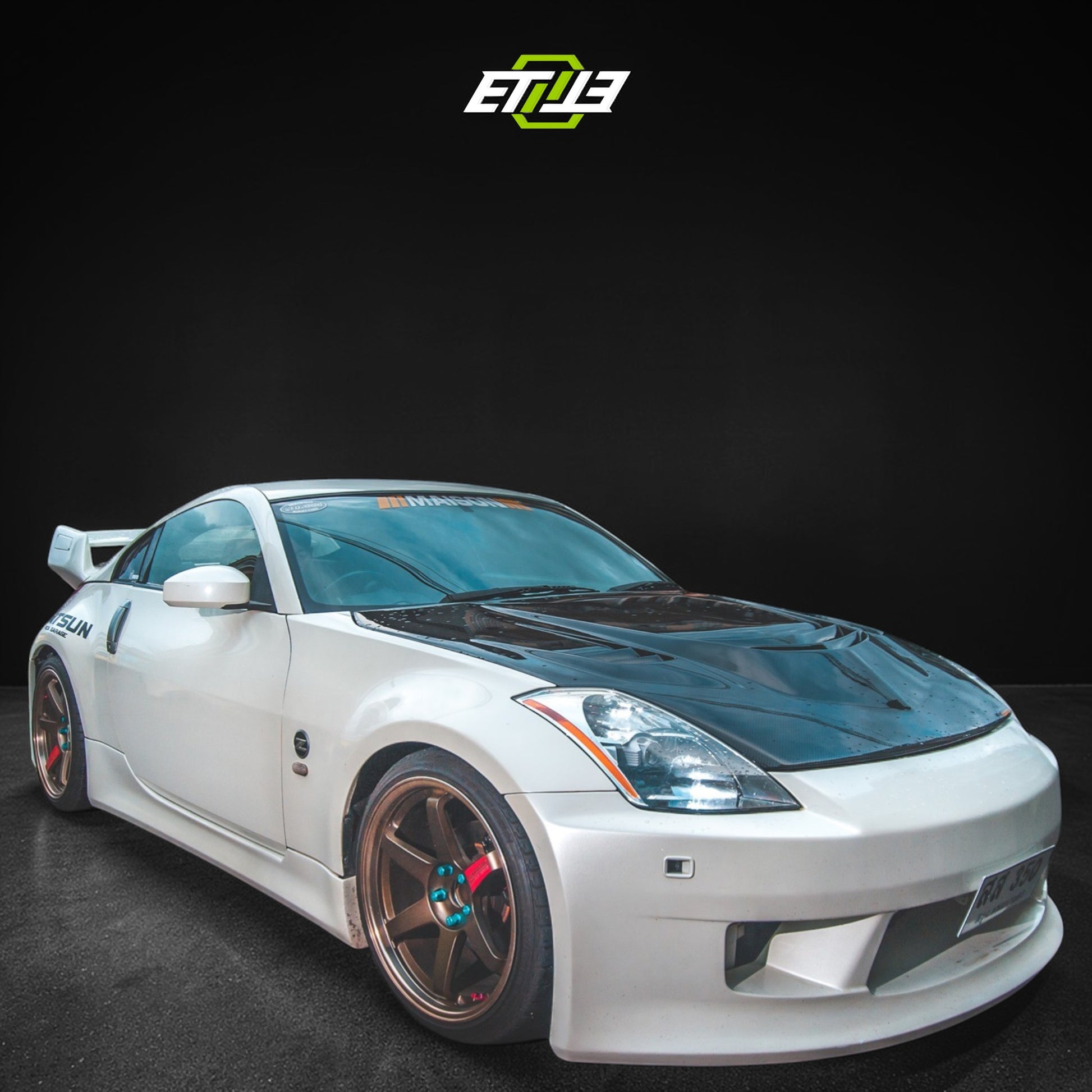 Nissan 350Z Vertex Style (long Nose) Body Kit | SKU: ETI-NISSAN-350-KIT-FRP | ID: 10658254520601 | Shopifydevstudio
