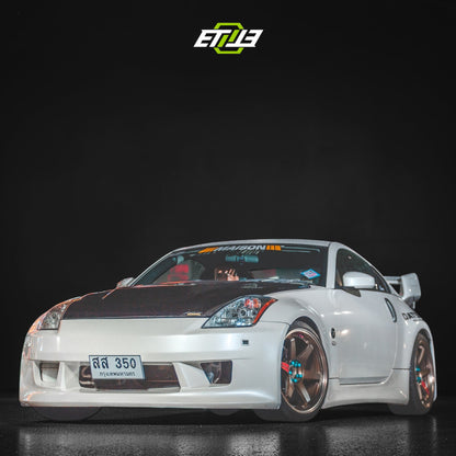 Nissan 350Z Vertex Style (long Nose) Body Kit | SKU: ETI-NISSAN-350-KIT-FRP | ID: 10658254520601 | Shopifydevstudio