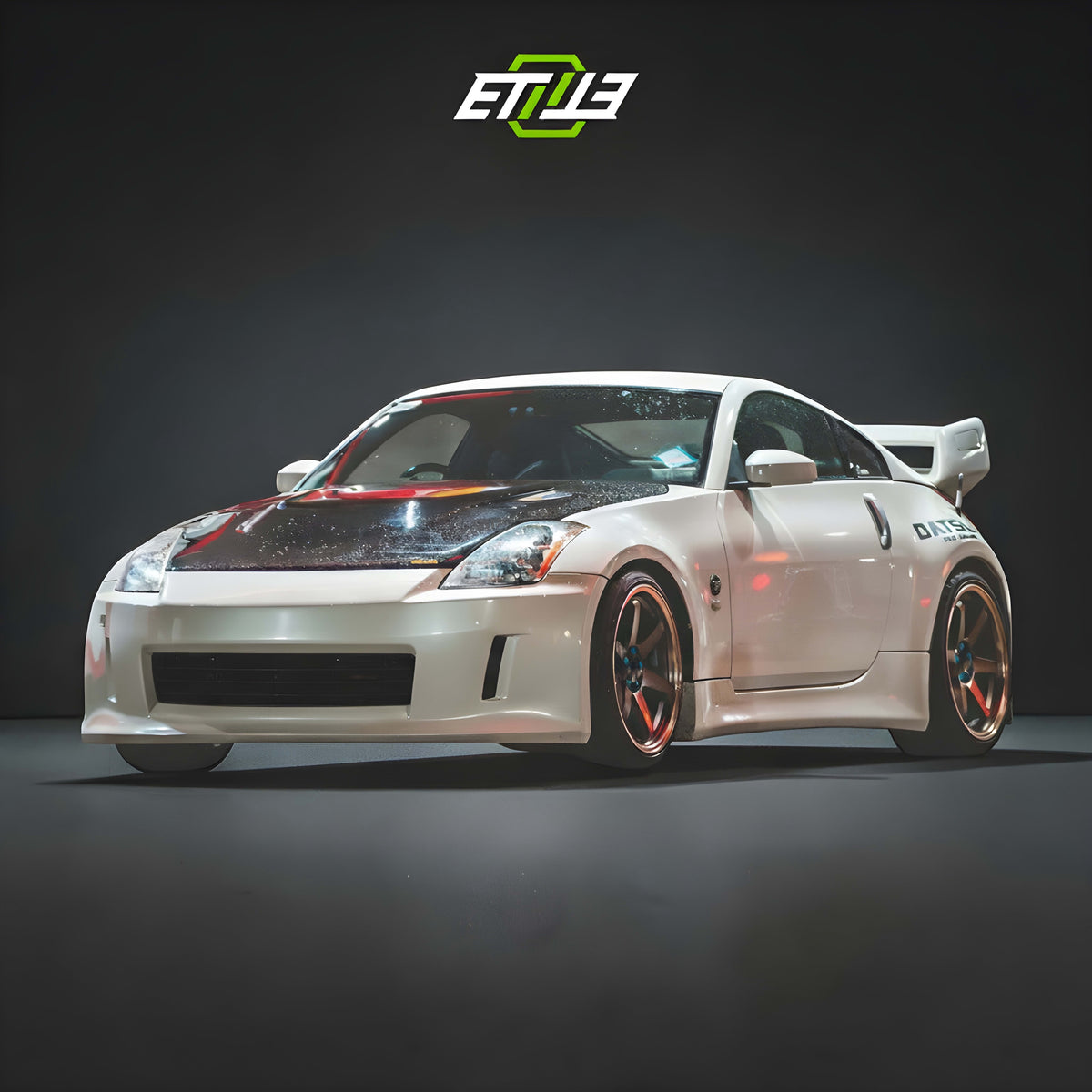 Nissan 350Z Vertex Style Long Nose Front and Rear Bumper Package