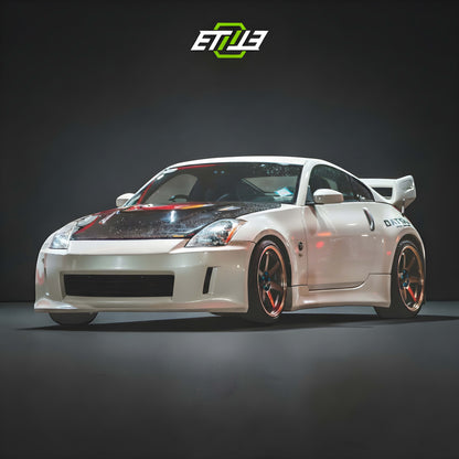 Nissan 350Z Vertex Style Long Nose Front and Rear Bumper Package