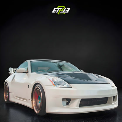 Nissan 350Z Vertex Style Long Nose Front and Rear Bumper Package