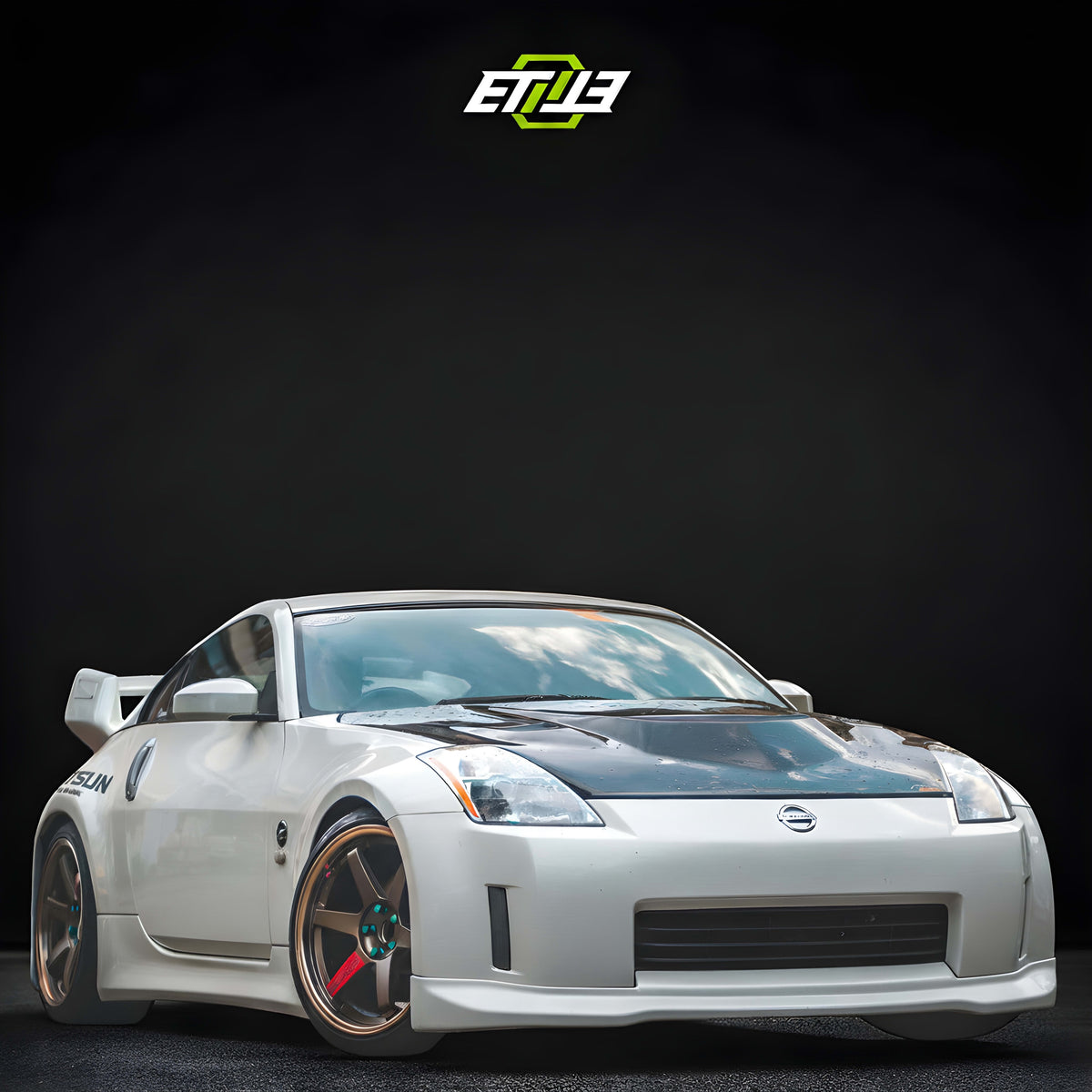 Nissan 350Z Vertex Style Long Nose Front and Rear Bumper Package