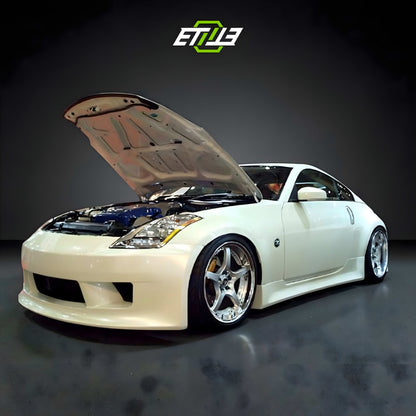 Nissan 350Z Vertex Style Long Nose Front and Rear Bumper Package