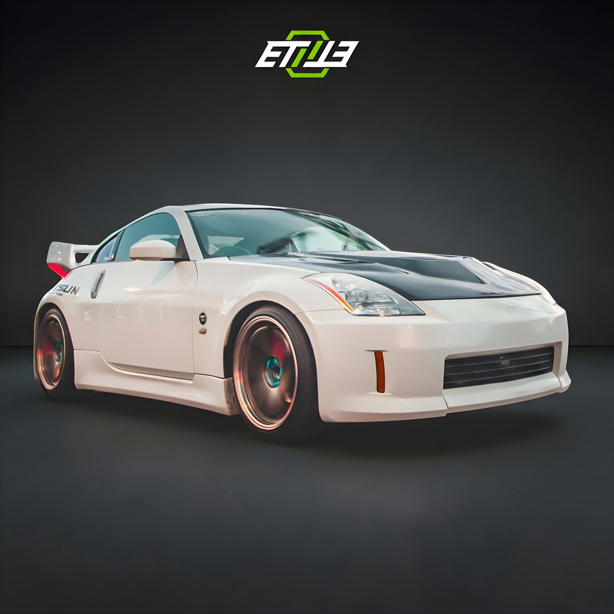 Nissan 350Z Vertex Style Long Nose Front and Rear Bumper Package