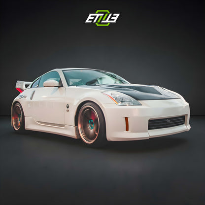 Nissan 350Z Vertex Style Long Nose Front and Rear Bumper Package