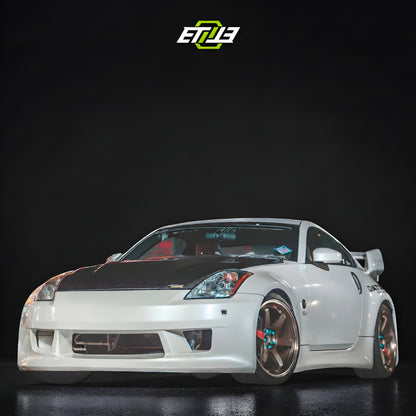 Nissan 350Z Vertex Style Long Nose Front and Rear Bumper Package
