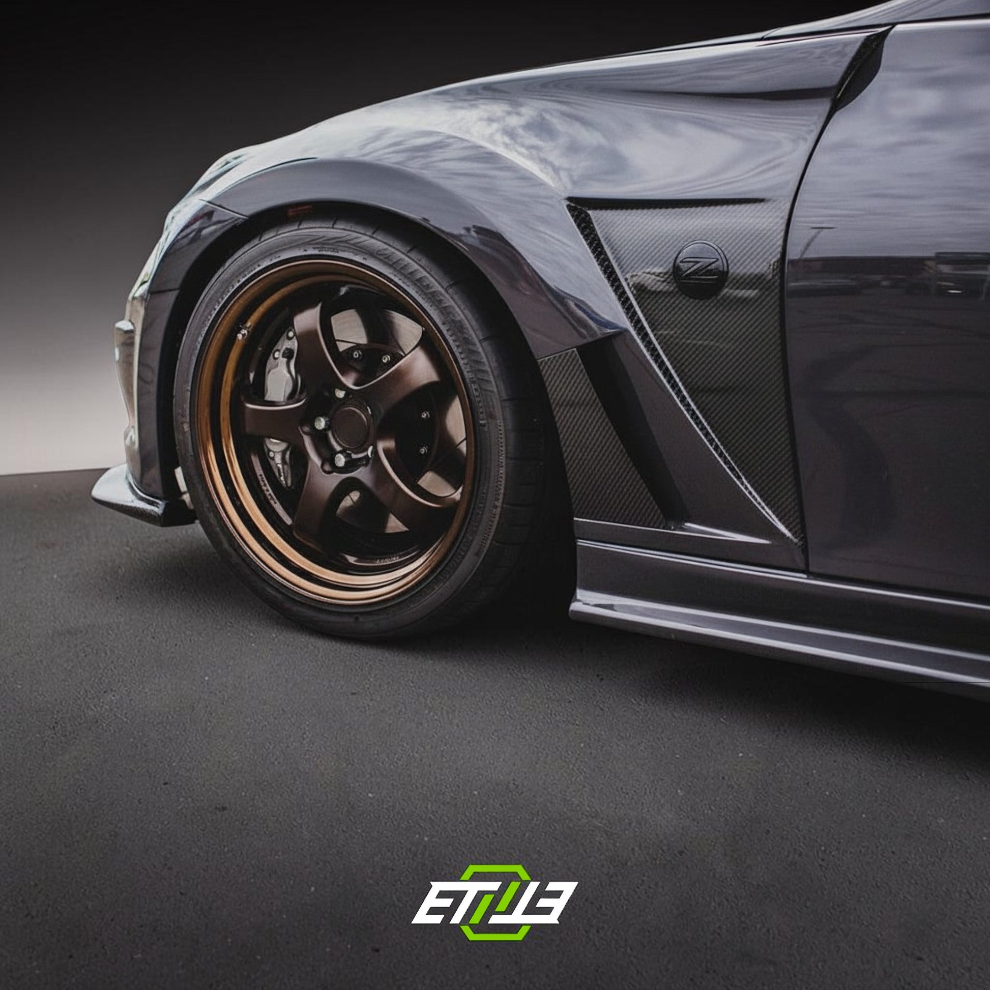 Nissan 370Z Varis Style Carbon Fiber Fender - Photo 2