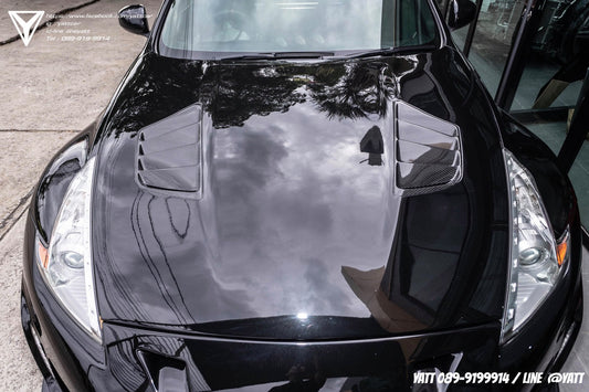 Nissan 370Z Varis Style Carbon Fiber Hood - Photo 1
