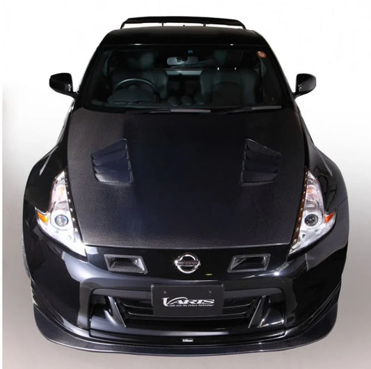Nissan 370Z Varis Style Carbon Fiber Hood - Photo 2