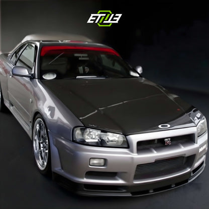 Nissan R34 GTR OEM Style Carbon Fiber Hood