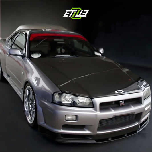 Nissan R34 GTR OEM Style Carbon Fiber Hood