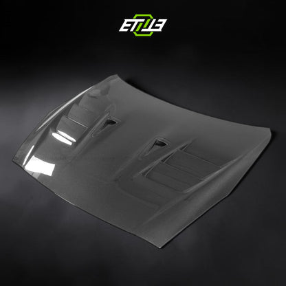 Nissan R35 08-15 Top Secret Style Carbon Fiber Hood | SKU: ETI-HN01645-CF | ID: 10658250162457 | Shopifydevstudio
