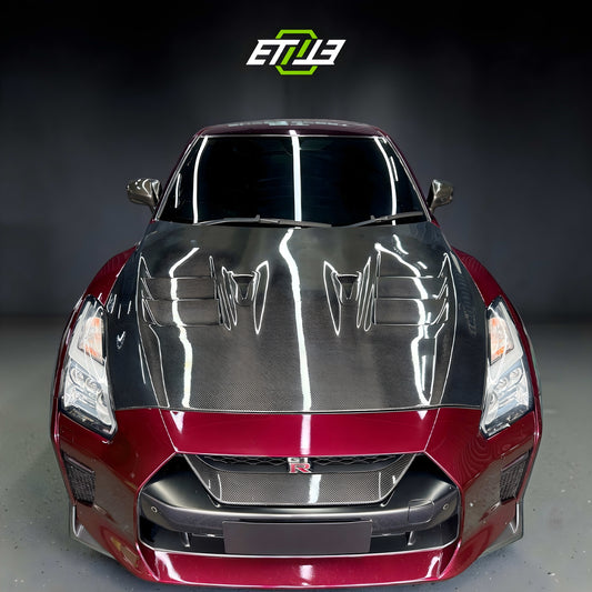 Nissan R35 08-15 Top Secret Style Carbon Fiber Hood