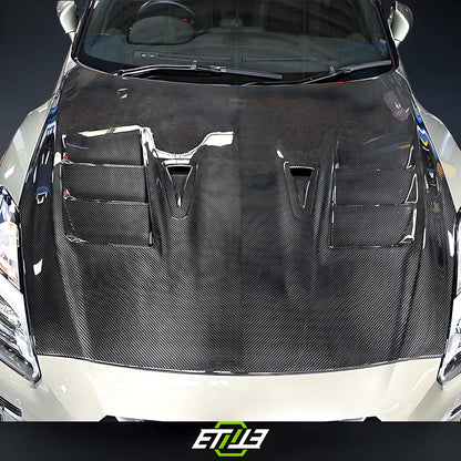 Nissan R35 08-15 TS Style Carbon Fiber Hood