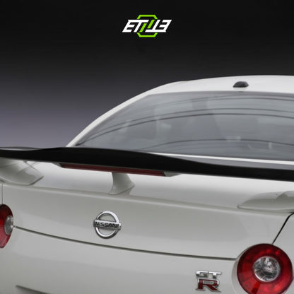 Nissan R35 Add-On Mine's Style Carbon Fiber Spoiler | SKU: ETI-SN01716-CF | ID: 10658252226841 | Shopifydevstudio