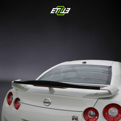 Nissan R35 Add-On Mine's Style Carbon Fiber Spoiler | SKU: ETI-SN01716-CF | ID: 10658252226841 | Shopifydevstudio