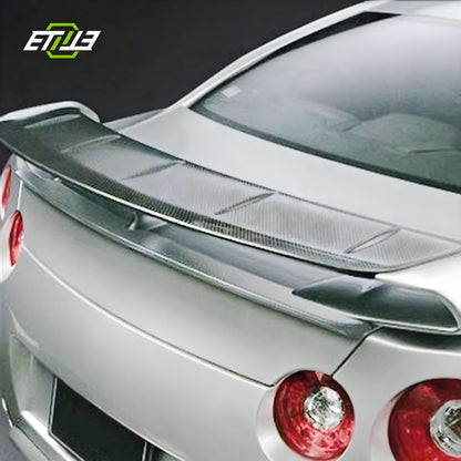 Nissan R35 Add-On Wald Style Carbon Fiber Spoiler