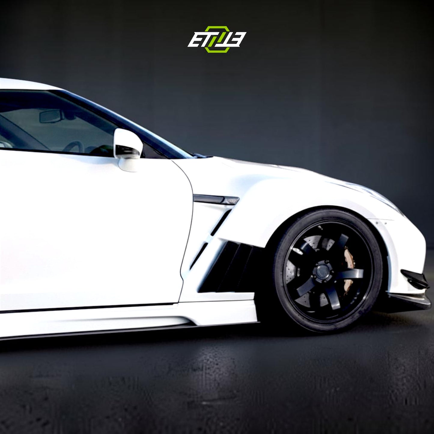 Nissan R35 Varis Style Carbon Fiber Fender | SKU: ETI-FN01698-CF | ID: 10658252554521 | Shopifydevstudio