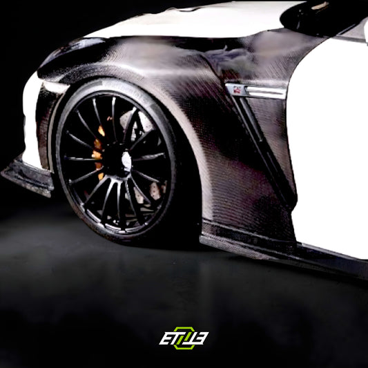 Nissan R35 Vertex Style Carbon Fiber Fender