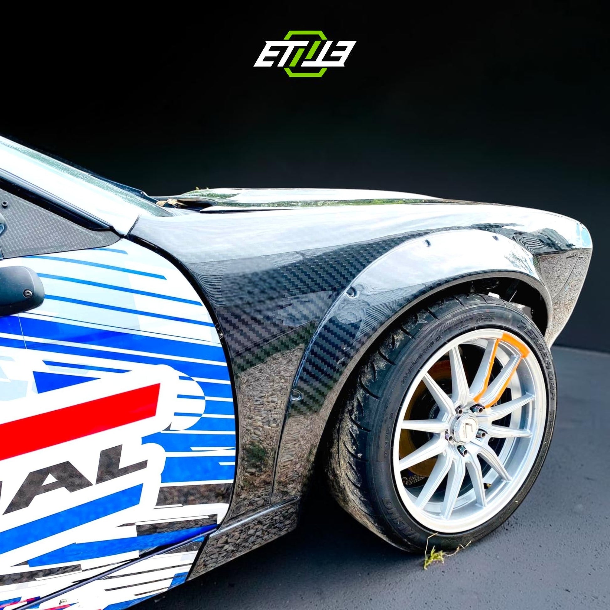 Nissan S14 Carbon Fiber Front Fender Rocket Bunny Style | SKU: UNKNOWN-SKU | ID: 10658239086873 | Shopifydevstudio