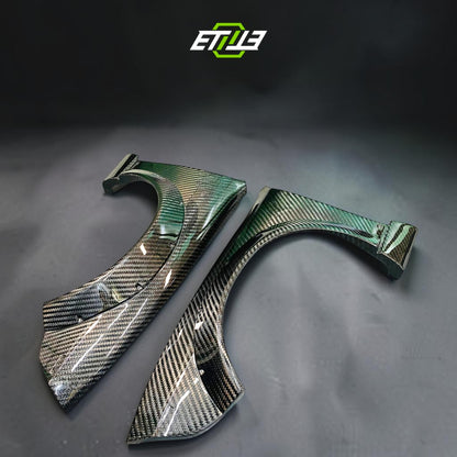 Nissan S14 Carbon Fiber Front Fender Rocket Bunny Style | SKU: UNKNOWN-SKU | ID: 10658239086873 | Shopifydevstudio