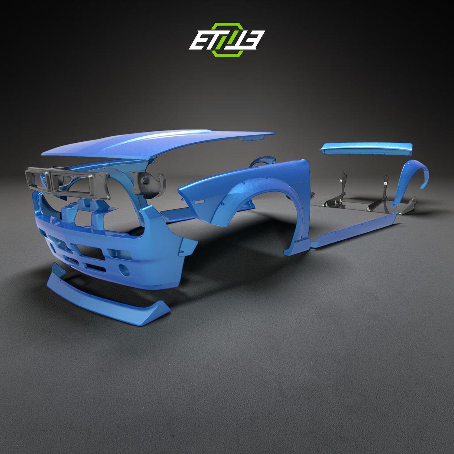 Nissan S14 Rocket Bunny Style Kit | SKU: UNKNOWN-SKU | ID: 10658255470873 | Shopifydevstudio