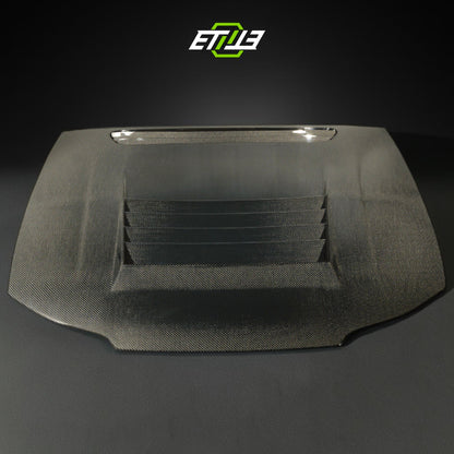 Nissan S15 D-Max Style Carbon Fiber Hood | SKU: ETI-HN01150-CF | ID: 10658249474329 | Shopifydevstudio