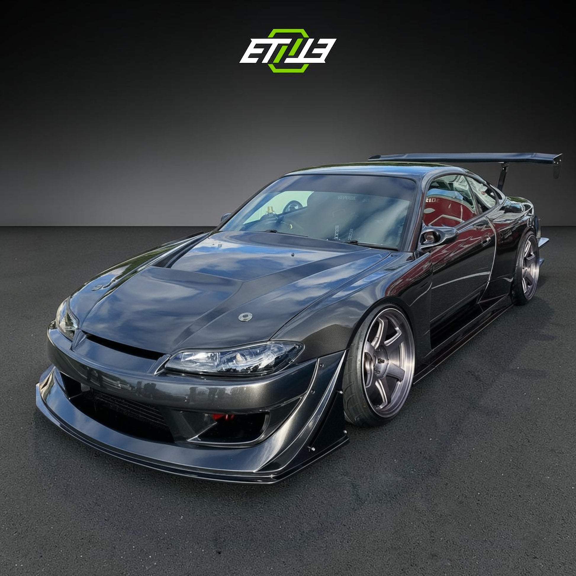 Nissan S15 GP Sports Style Body Kit | SKU: ETI-NISSAN-S15-KIT-FRP | ID: 10658255601945 | Shopifydevstudio