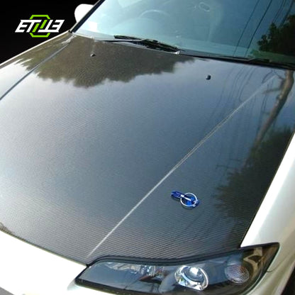 Nissan S15 OEM Style Carbon Fiber Hood | SKU: ETI-HN00068-CF | ID: 10658249343257 | Shopifydevstudio