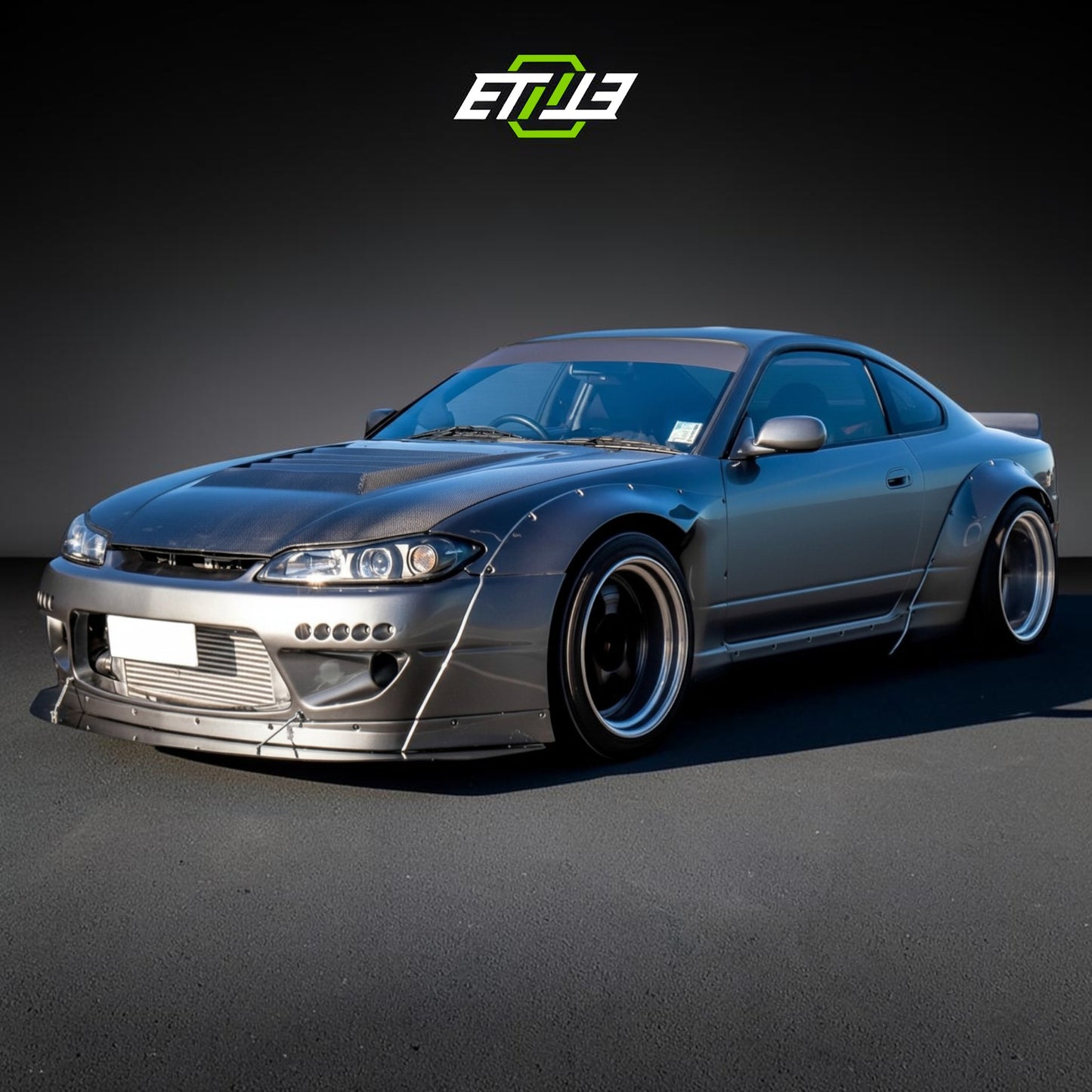 Nissan S15 Silvia Rocket Bunny Style Full Body Kit | SKU: UNKNOWN-SKU | ID: 10658238464281 | Shopifydevstudio