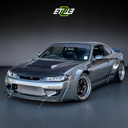 Nissan S15 Silvia Rocket Bunny Style Full Body Kit | SKU: UNKNOWN-SKU | ID: 10658238464281 | Shopifydevstudio