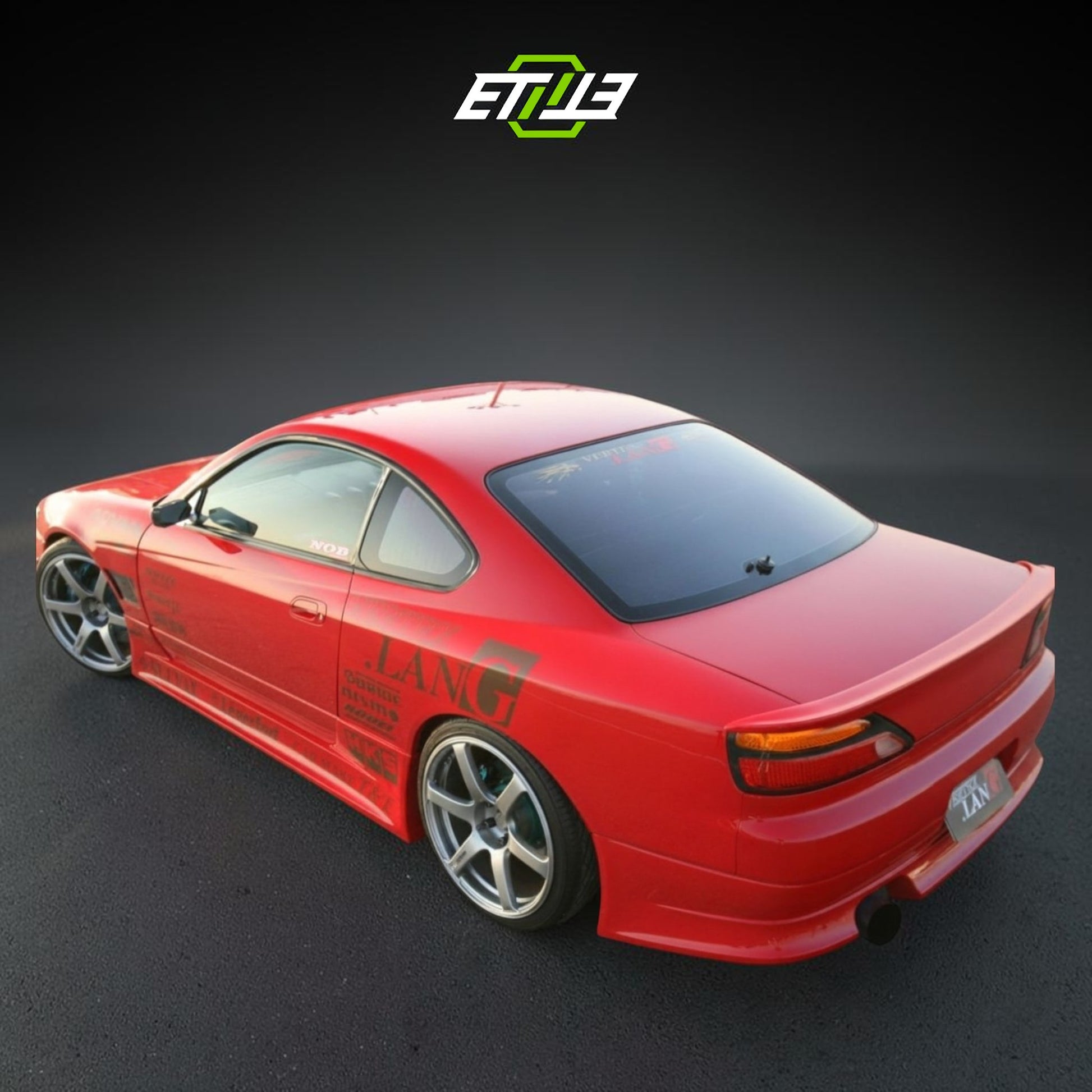 Nissan S15 Vertex Style Lang Body Kit | SKU: ETI-NISSAN-S15-KIT-FRP | ID: 10658255733017 | Shopifydevstudio