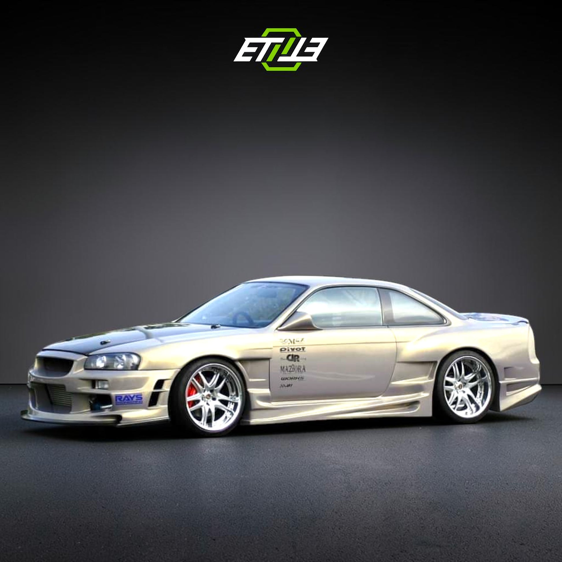 Nissan Silvia S14 MC Bomex Style Body Kit | SKU: ETI-NISSAN-SIL-KIT-FRP | ID: 10658255798553 | Shopifydevstudio