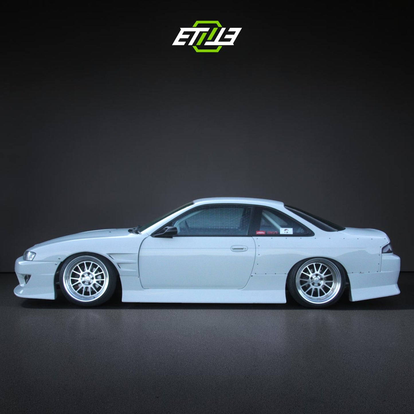 Nissan Silvia S14 MC D-Max Style Widebody Body Kit | SKU: ETI-NISSAN-SIL-KIT-FRP | ID: 10658255929625 | Shopifydevstudio