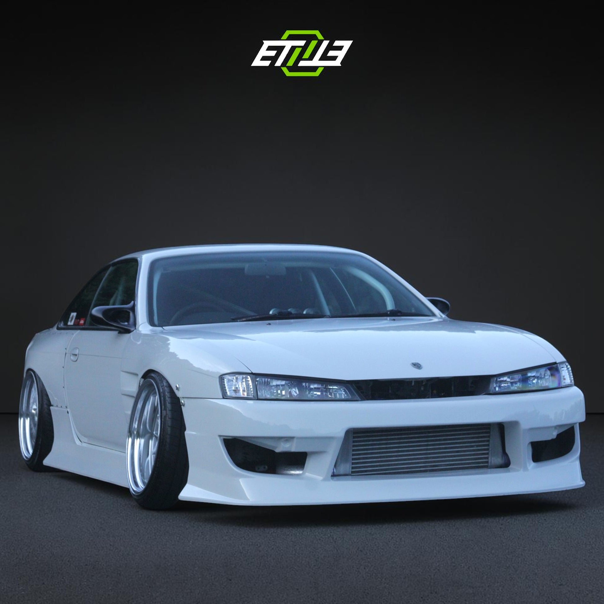 Nissan Silvia S14 MC D-Max Style Widebody Body Kit | SKU: ETI-NISSAN-SIL-KIT-FRP | ID: 10658255929625 | Shopifydevstudio
