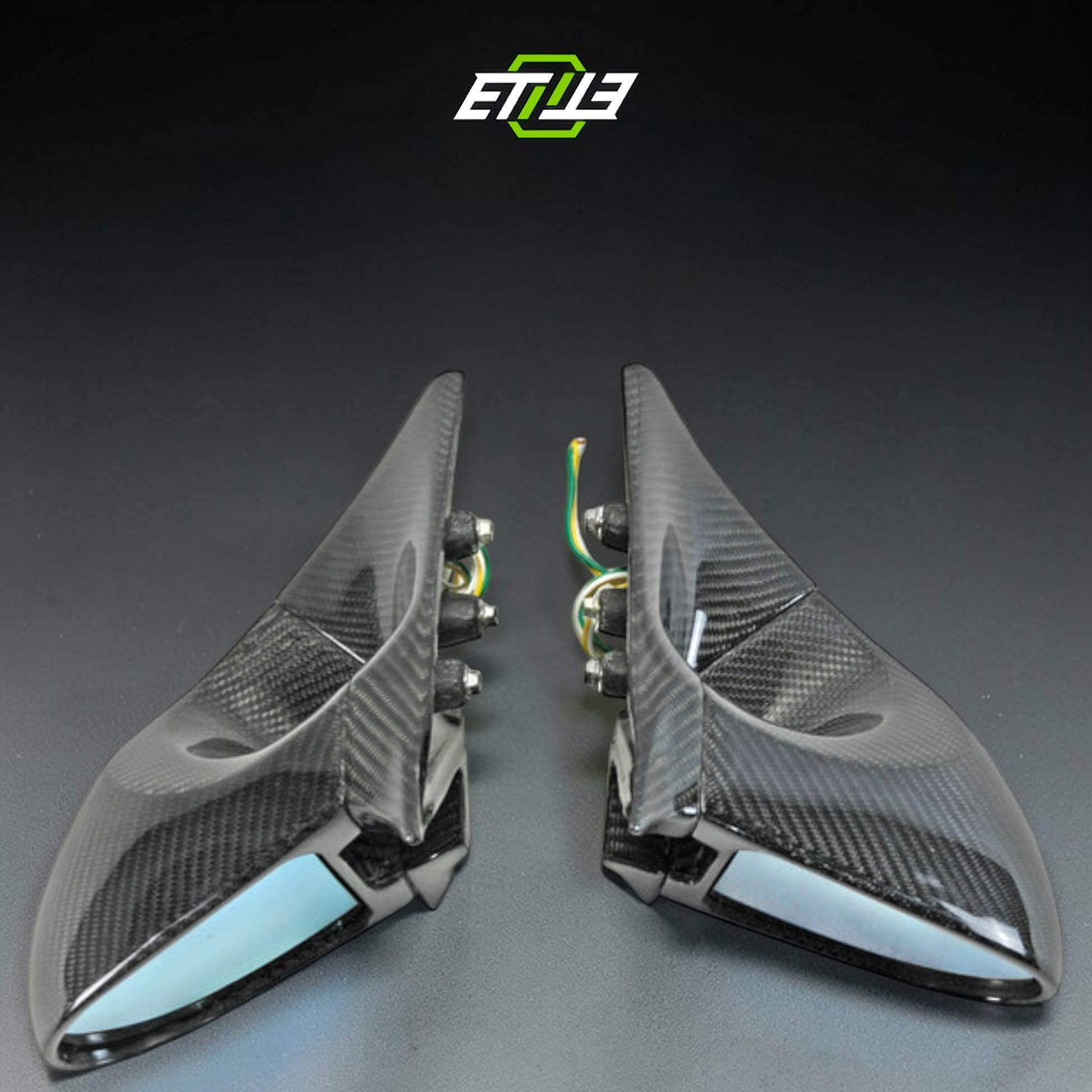 Nissan Skyline R32 & BNR32 GTR Carbon Fiber Ganador Style Full Carbon Fiber Electric Side Mirrors | SKU: UNKNOWN-SKU | ID: 10658247508249 | Shopifydevstudio
