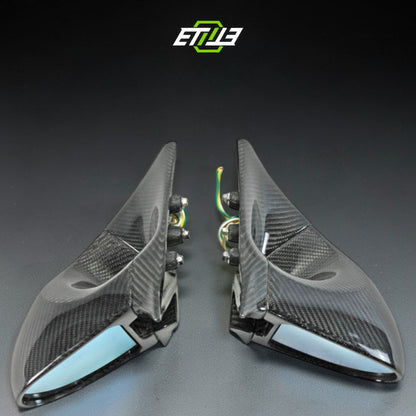Nissan Skyline R32 & BNR32 GTR Carbon Fiber Ganador Style Full Carbon Fiber Electric Side Mirrors | SKU: UNKNOWN-SKU | ID: 10658247508249 | Shopifydevstudio